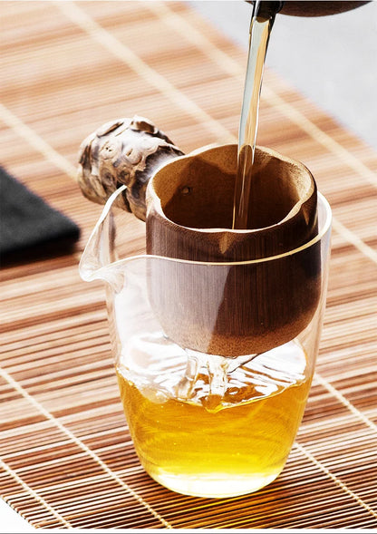 Natural Bamboo Tea Strainer 