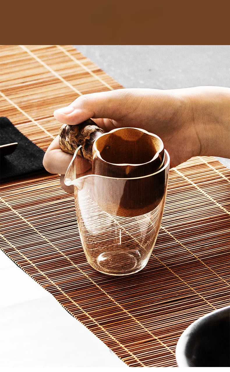 Natural Bamboo Tea Strainer 