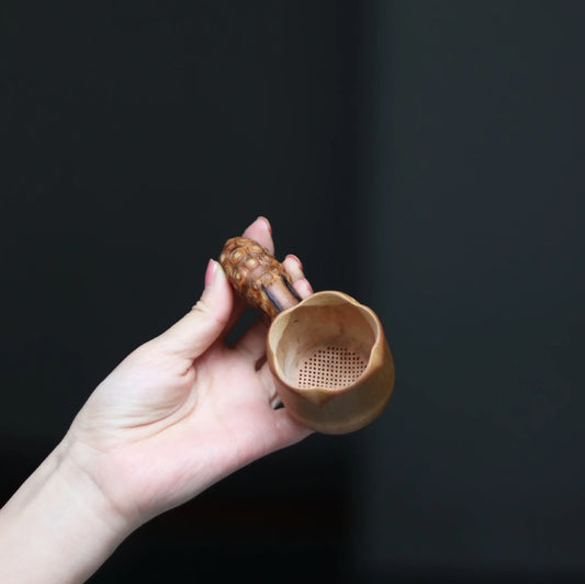 Natural Bamboo Tea Strainer 