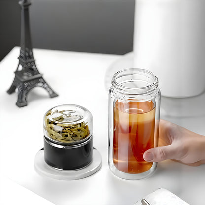 Borosilicate Glass Tea Water Bottle